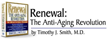 Cover of the book "Renewal: The Anti-Aging Revolution"